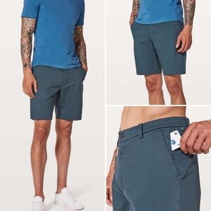 Lululemon Commission Short Slim *Chino 9" Mach Blue Men's Size 28